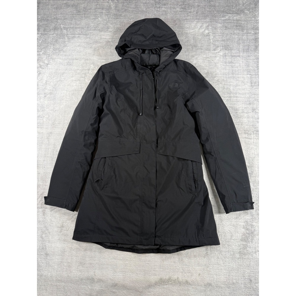 The North Face Jacket Womens Medium Black 3 in 1 Triclimate Hooded Parka Coat